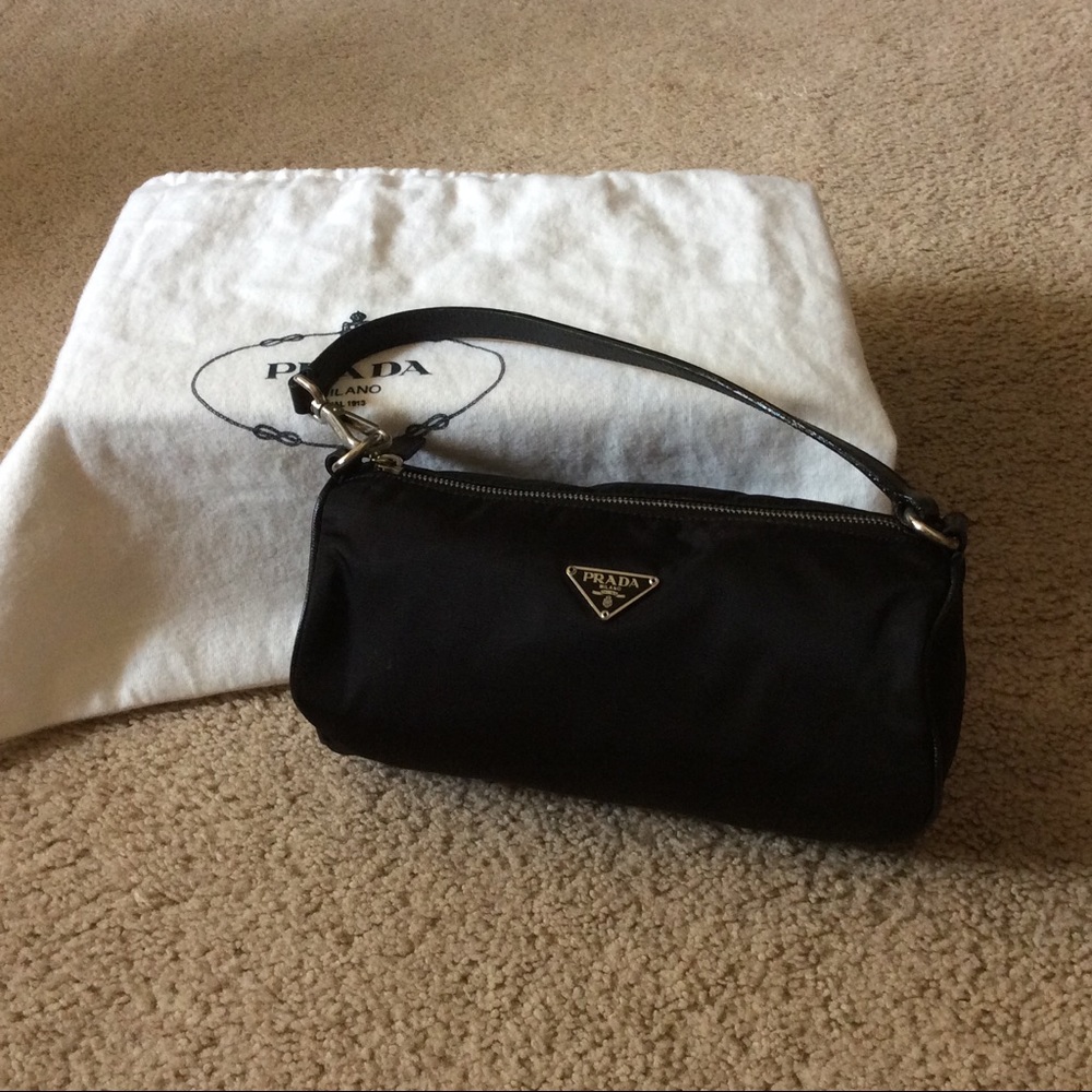 Prada vintage black nylon bag